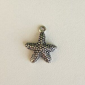 925 Sterling Silver Star Fish Charm